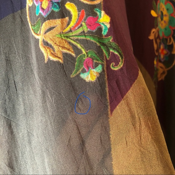 JOHNNY WAS * NWOT Gorgeous Floral Patterned Dress - Picture 7 of 9